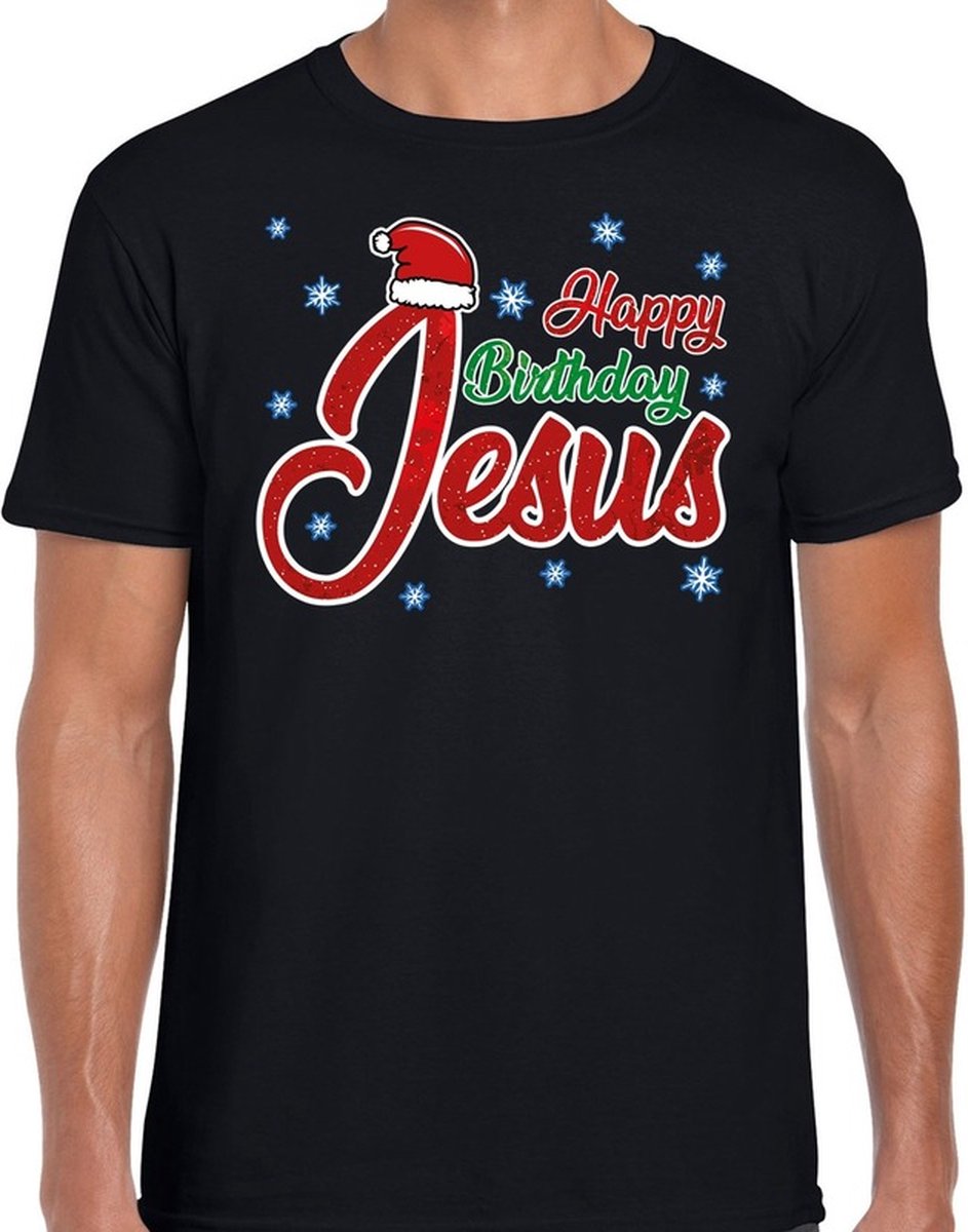 Jack & Jones - Oversized T-shirt met kerstprint op de achterkant in