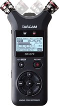 Tascam DR-07X dictaphone Flashkaart Zwart