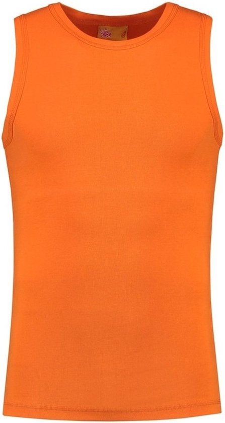 Débardeur orange pour homme XXL