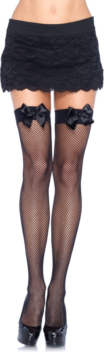Goedkoopste Fishnet Thigh Highs With Bow