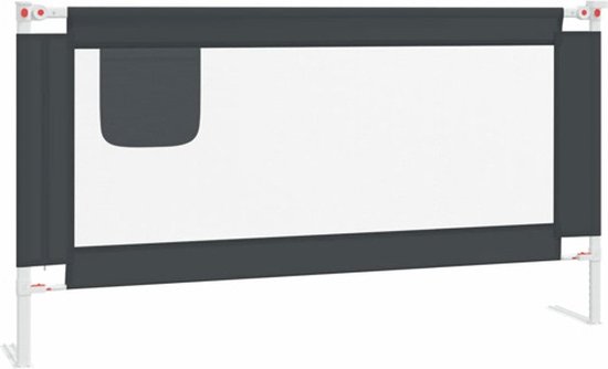 vidaXL Bedhekje peuter 190x25 cm stof groen, bedbescherming