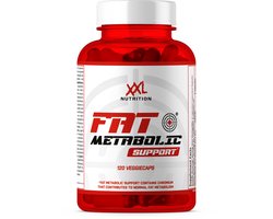 XXL Nutrition - Fat Metabolic Support - Vet Verbranden, Afvallen, Fat Burner, Dieet, Vetverbrander, Gewichtsverlies - Kaempferol, Cafeďne & L-carnitine - 120 Veggiecaps: Vegan Capsules