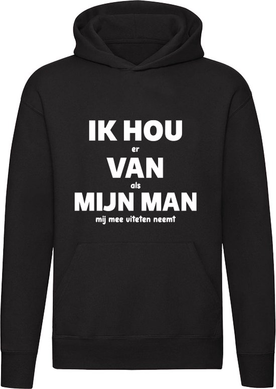 J'ADORE quand MON HOMME m'emmène dîner | Sweat | Fête des mères | Mère | Maman | Grand-mère | Pull | Hoodie |  cadeau | présent  | Unisexe