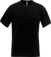 Fristads V-Hals T-Shirt 1913 Bsj - Zwart - XL
