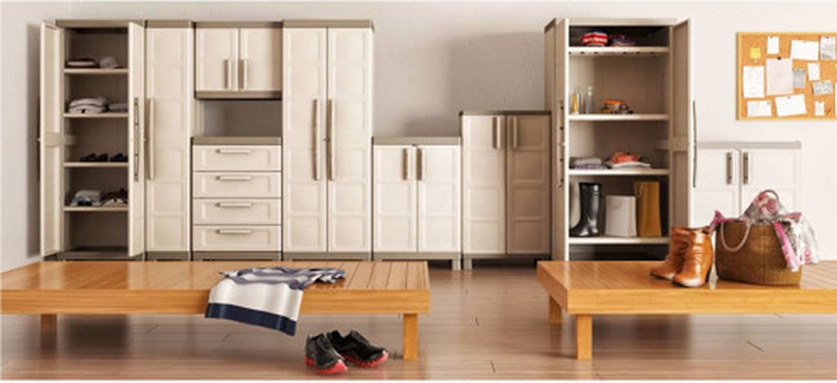 Keter Shelving Kit wandplankset voor tuinhuis