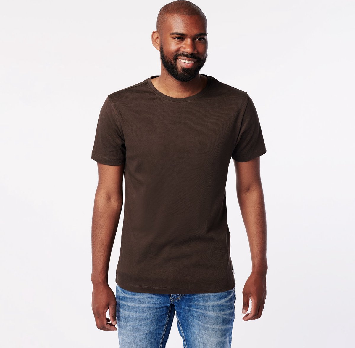 SKOT Duurzaam T-shirt - Soil - Bruin - Maat XL