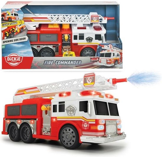 Dickie Toys Action - Brandweerwagen - 36 cm - Licht & Geluid -  Speelgoedvoertuig | bol.com