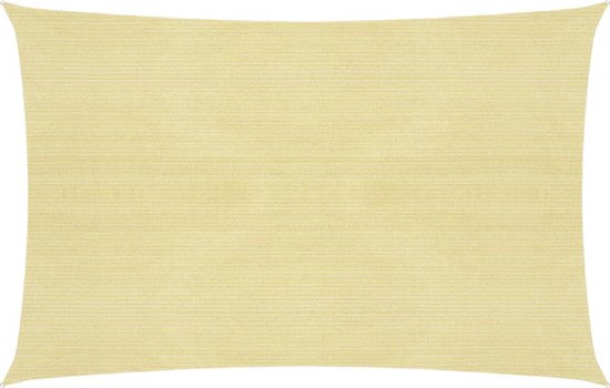 VDXL Zonnezeil 160 g/m² 3,5x5 m HDPE beige