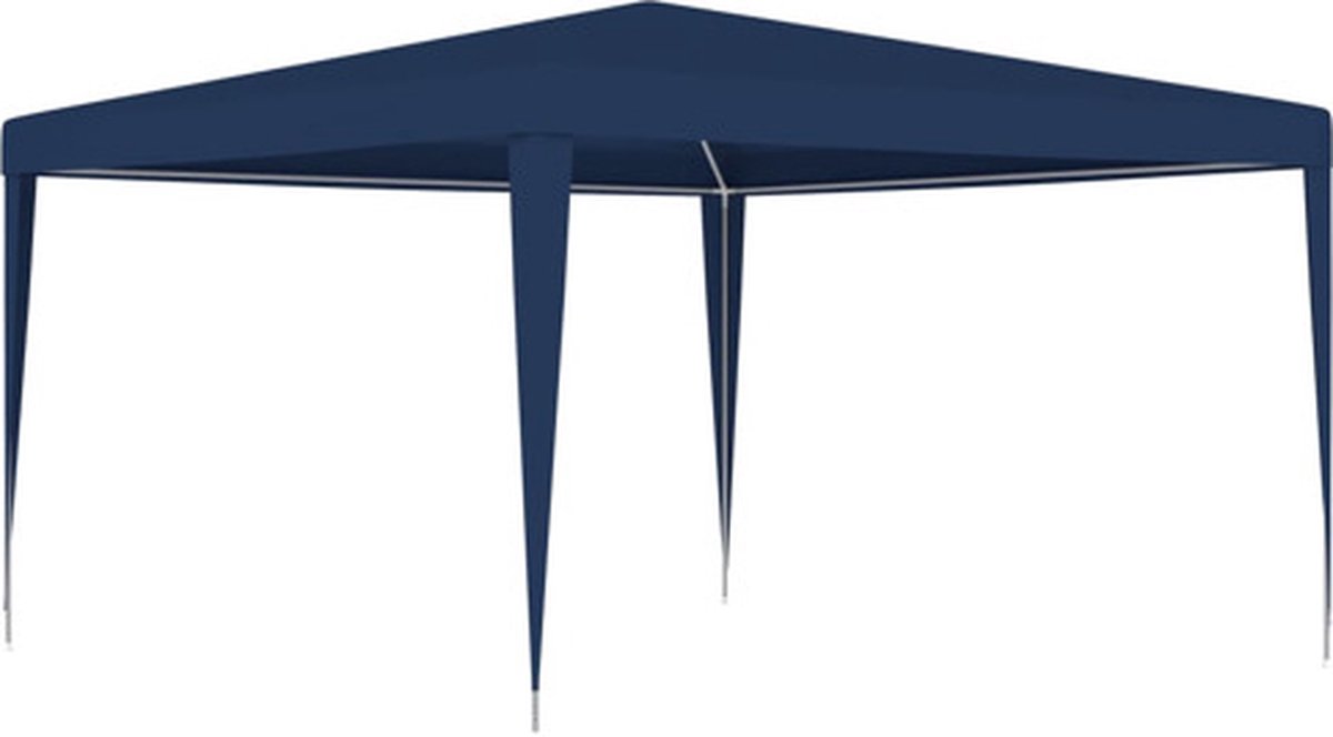 vidaXL Partytent 4x4 m blauw