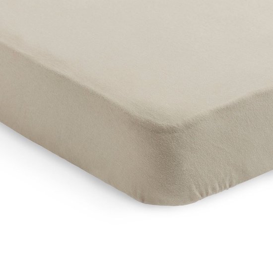 Jollein Baby Hoeslaken Ledikant - Nougat - Jersey - 2 Stuks - 60x120cm