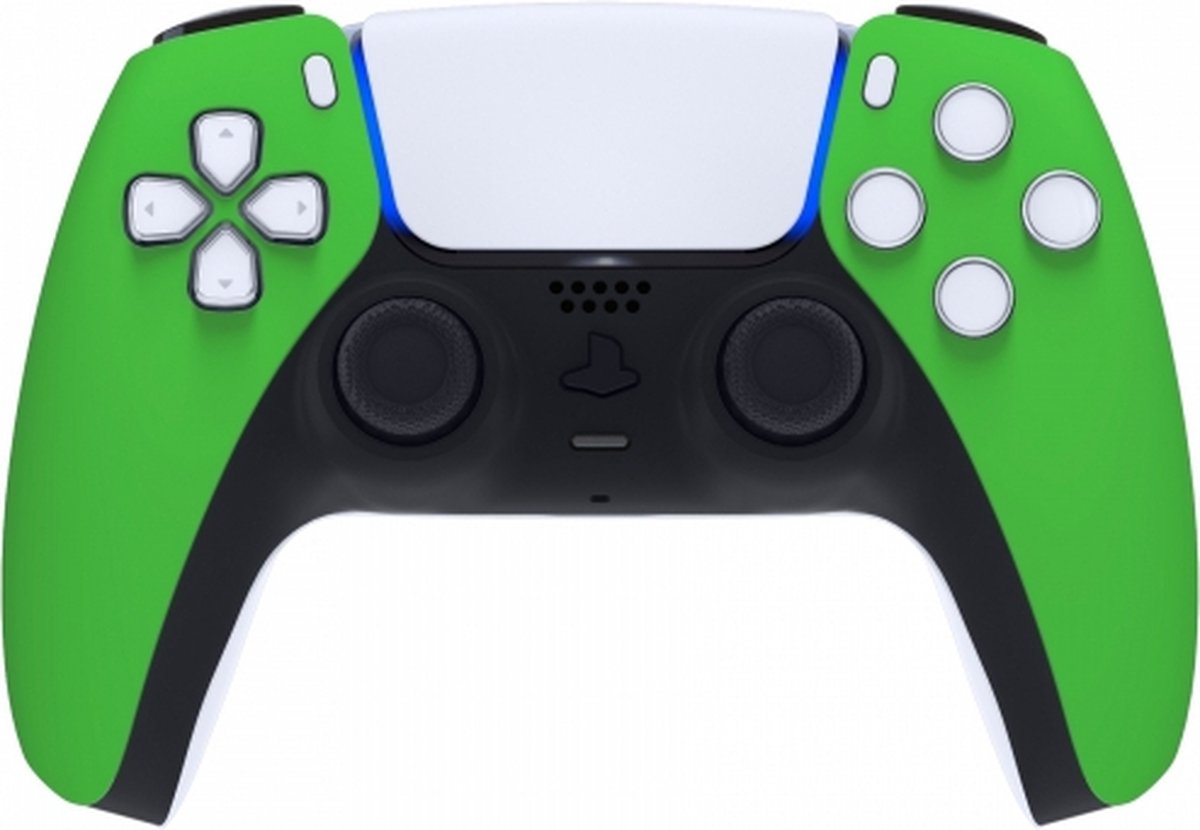 PS5 Draadloze Dualsense Controller – Soft Touch Lime Green Custom
