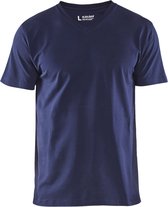 Blaklader T-Shirt, V-hals 3360-1029 - Marineblauw - S