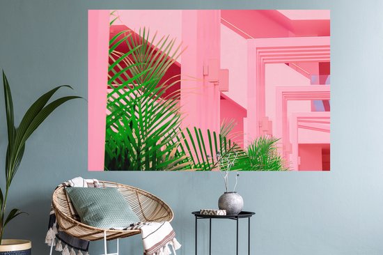 Stickers muraux - Été - Plantes - Jardin - 120x80 cm - Film adhésif