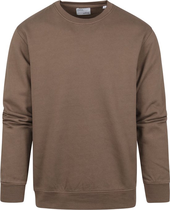 Colorful Standard - Sweater Bruin - Heren - Maat XXL - Regular-fit