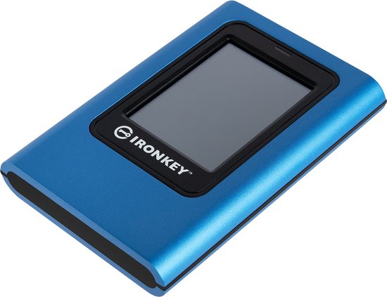 Kingsong IronKey Vault Privacy 80 960 GB Externe harde schijf (3,5 inch) USB-C Blauw IKVP80ES/960G — afbeelding 4