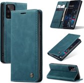 Casemania Hoesje Geschikt voor Samsung Galaxy A04S & M13 Emerald Green - Portemonnee Book Case