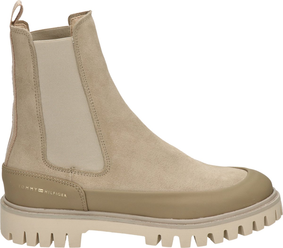 Tommy Hilfiger TH Casual dames chelseaboot - Beige - Maat 40