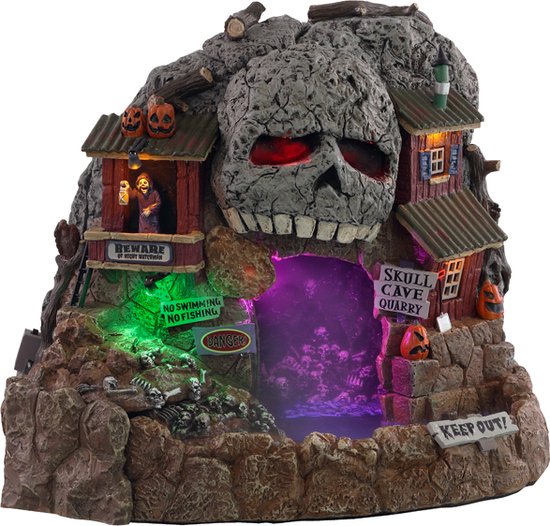 Lemax - Skull Cave Quarry, With 4.5v Adaptor - Kersthuisjes & Kerstdorpen