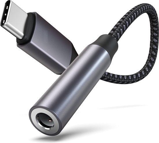 Om te mediteren zwak slijtage USB C Aux - USB C Jack - USB-C naar 3.5mm - USB-C Jack 3.5 mm - USB C Jack  Adapter -... | bol.com