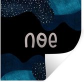 Stickers muraux - Film autocollant - Noé - Pastel - Fille - 80x80 cm - Film adhésif - Stickers muraux Chambre d'enfant - Papier peint autocollant