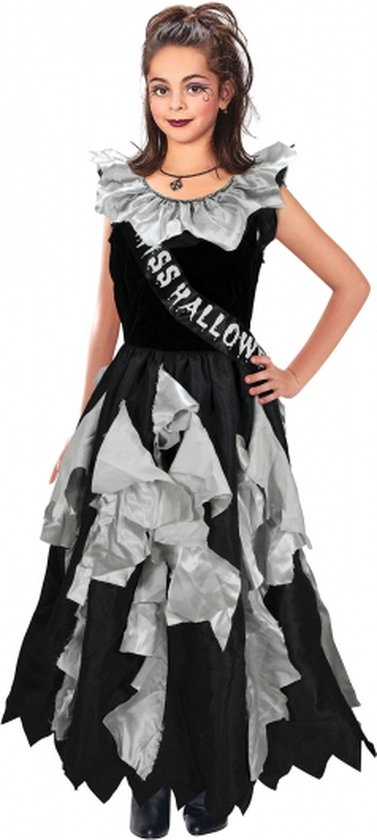 Zombie Prom Queen Robe de costume d'Halloween pour filles 3-12 ans 8-10 ans  (140) | bol