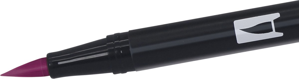 Tombow Brush pen - ABT 757 - Dual Brushpen - Port Red - Rood — afbeelding 4
