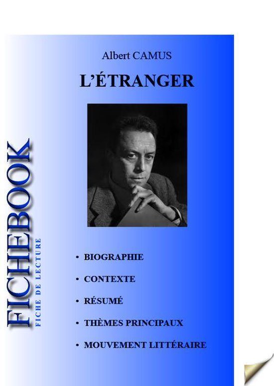 Fiche de lecture L'Étranger (ebook), Albert Camus 9782367880235 Boeken Fiche de lecture L'Étranger (ebook), Albert Camus 9782367880235 Boeken