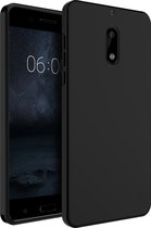 Zwart TPU Siliconen cover voor Nokia 6