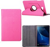 Xssive Tablet Hoes voor Samsung Galaxy Tab S2 9,7 inch T810 / T815 - 360 graden draaibaar - Schubben Print- Pink