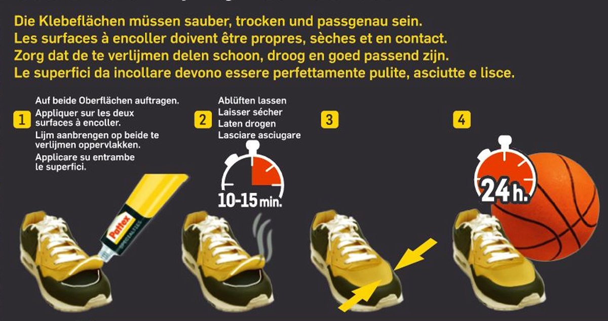 kapok Doorzichtig Sijpelen Pattex Special Schoen Schoenlijm - 30g - Schoen lijm | bol.com