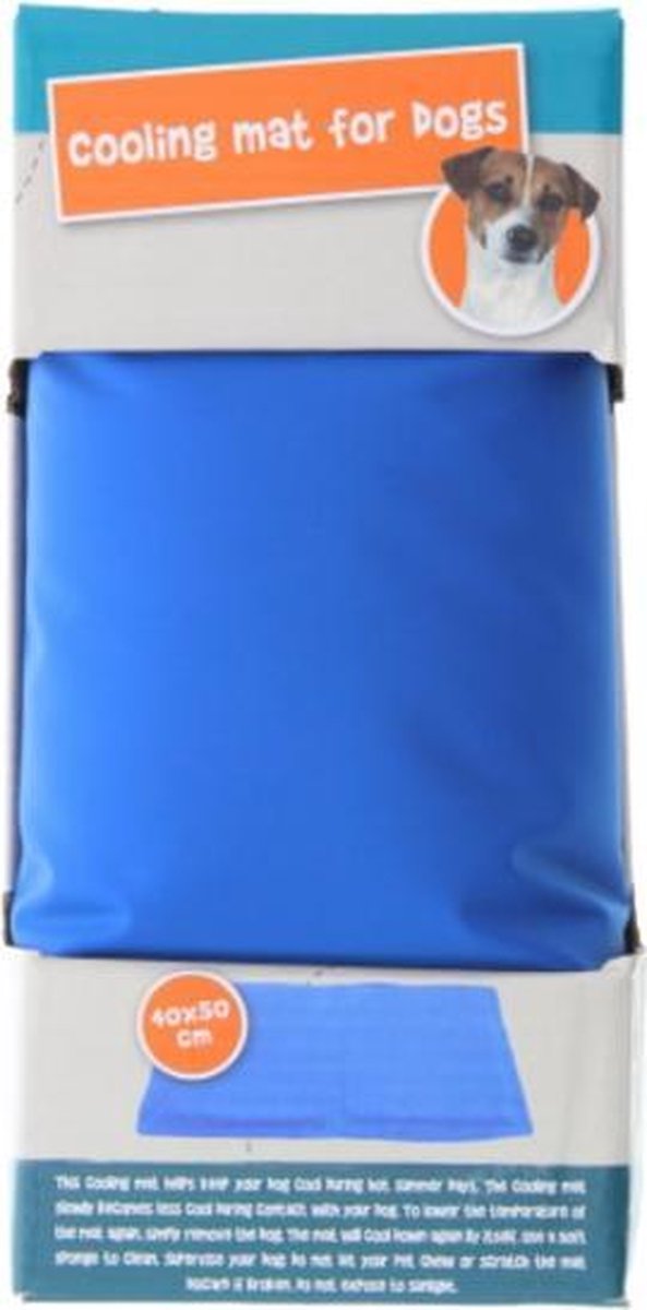 Koel mat voor honden Cooling mat 40 x 50 cm Blauw