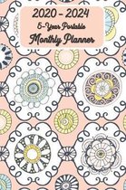 2020 - 2024 5-Year Portable Monthly Planner 6x9