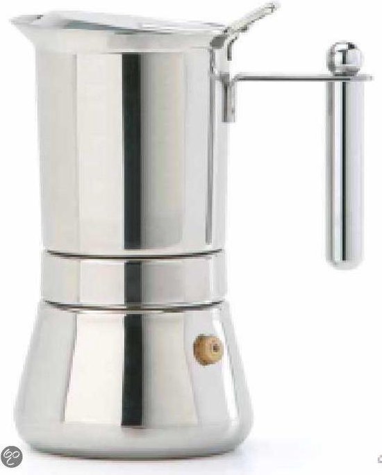 VeV Espressopot - 4-kops - RVS bol.com