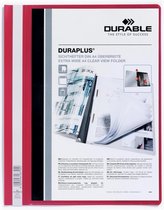 43x Durable personaliseerbare snelhechtmap Duraplus rood