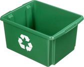 Sunware Nesta Eco Opbergbox - voor afvalscheidingssysteem - 32L - groen