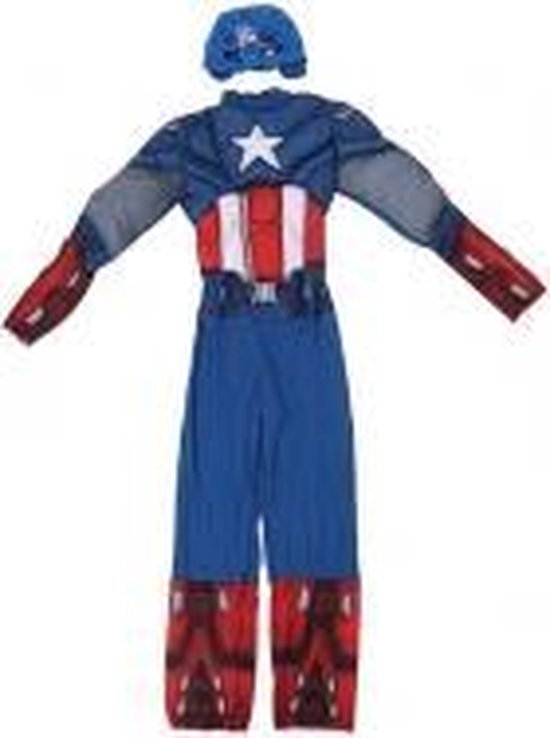 Carnaval kinder kostuum Captain America 110-116 | bol.com