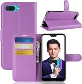 Honor 10 Hoesje - Book Case - Paars