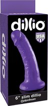 6" Slim - Purple - Strap On Dildos
