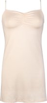 RJ Bodywear Pure Color dames jurk (1-pack) - onderjurk met verstelbare bandjes - huid - Maat: 3XL