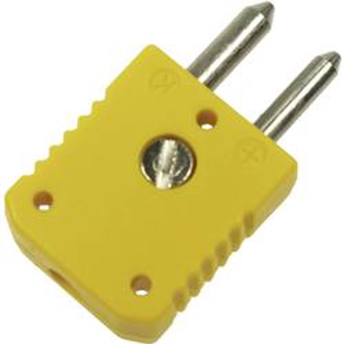 B + B Thermo-Technik 0220 0004 Standaard stekker type K, geel Geel Inhoud: 1 stuk(s)
