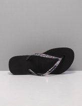 Havaianas Slim Flatform Dames Slippers - Zwart - Maat 37/38