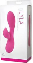 UltraZone Lyla 6x Rabbit-Style Silicone Vibr. - Pink - Rabbit Vibrators - Happy Easter!