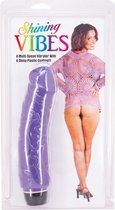 Shining Vibes multi-speed Vibrator - Purple - Realistic Vibrators
