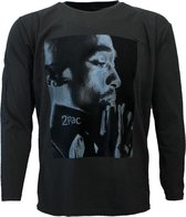 2PAC Tupac Changes Longsleeve T-Shirt Grijs - Officiële Merchandise