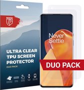 Rosso Screen Protector Ultra Clear Duo Pack Geschikt voor OnePlus 9 Pro | Folie | 2 Stuks