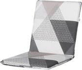 Madison Tuinkussens Stapelstoel - Triangle Grey - 97x49 - Grijs