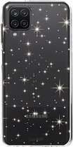 Casetastic Samsung Galaxy A12 (2021) Hoesje - Softcover Hoesje met Design - Stars Print