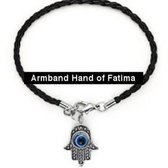Wellness-House | Veter Armband Hand of Fatima | Hamsa Armband | Bescherming | Zen | Unisex