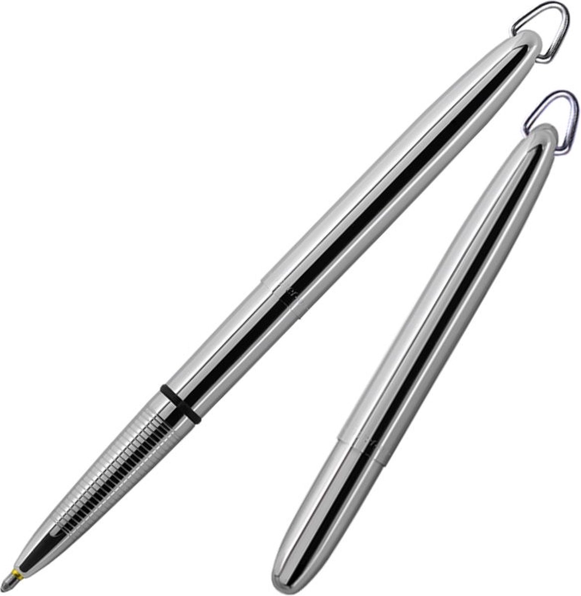 Originele Fisher Space Pen Bullet Space Pen, Chroom, Ring (#400-JR)