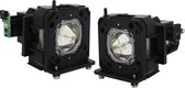 Beamerlamp geschikt voor de PANASONIC PT-DX100ULK beamer, lamp code ET-LAD120W. Bevat originele P-VIP lamp, prestaties gelijk aan origineel.